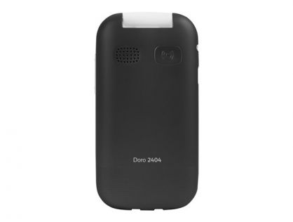 Doro 2404 - Mobile phone - microSD slot - GSM - 320 x 240 pixels - TFT - RAM 16 MB - 0.3 MP - black, white