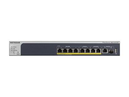 NETGEAR Smart MS510TXPP - Switch - L3 Lite - smart - 4 x 10/100/1000 (PoE+) + 2 x 100/1000/2.5G/5G (PoE+) + 2 x 100/1000/2.5G (PoE+) - desktop, rack-mountable - PoE+ (180 W)