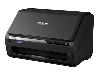 Epson FastFoto FF-680W - Document scanner - Contact Image Sensor (CIS) - Duplex - A4 - 600 dpi x 600 dpi - up to 45 ppm (mono) / up to 45 ppm (colour) - ADF (100 sheets) - USB 3.0, Wi-Fi(n)