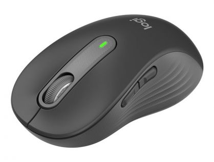 Logitech Signature M650 L for Business - Mouse - right-handed - 5 buttons - wireless - 2.4 GHz, Bluetooth - Logitech Logi Bolt USB receiver - graphite