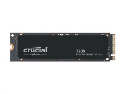 Crucial T705 - SSD - encrypted - 2 TB - internal - M.2 2280 - PCI Express 5.0 (NVMe) - TCG Opal Encryption 2.01