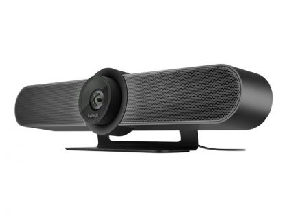 Logitech MeetUp - A premier ConferenceCam designed for small conference rooms and huddle rooms. With a room capturing, super-wide 120°field of view, MeetUp makes every seat at the table clearly visible. This solution with the Meetup camera, is perfect for