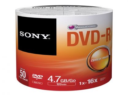 DVD-R 16X SPINDLE-BULK 50PCS .