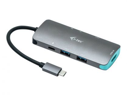 i-Tec USB-C Metal Nano Dock 4K HDMI + Power Delivery - docking station - USB-C 3.1 - HDMI