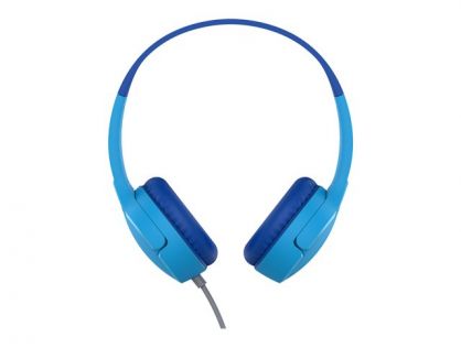 SoundForm Mini Wired On-Ear Headphones For Kids Blue