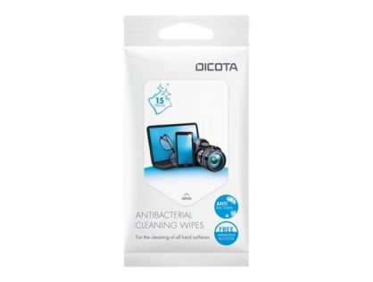 DICOTA - Cleaning wipes - white (pack of 15 pieces)