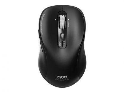 PORT Connect - mouse - expert, rechargeable - Bluetooth, 2.4 GHz