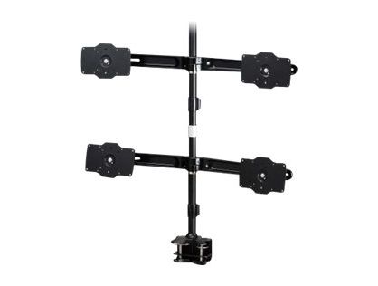 QUAD MONITOR CLAMP MOUNT MAX 32IN