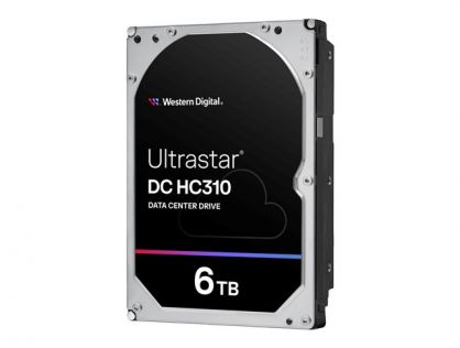 WD Ultrastar DC HC310 HUS726T6TALE6L4 - Hard drive - 6 TB - internal - 3.5" - SATA 6Gb/s - 7200 rpm - buffer: 256 MB