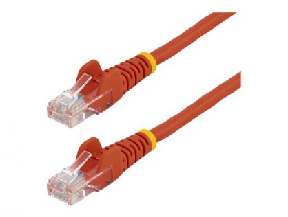 StarTech.com 0.5m Red Cat5e / Cat 5 Snagless Ethernet Patch Cable 0.5 m - Patch cable - RJ-45 (M) to RJ-45 (M) - 50 cm - UTP - CAT 5e - snagless, stranded - red