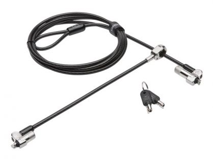 Kensington NanoSaver Keyed Twin - security cable