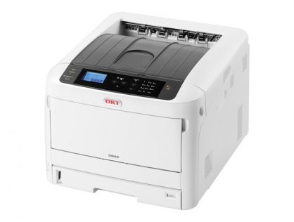 OKI C844dnw - Printer - colour - Duplex - LED - A3 - 1200 x 1200 dpi - up to 36 ppm (mono) / up to 36 ppm (colour) - capacity: 400 sheets - USB 2.0, Gigabit LAN, Wi-Fi(n), NFC, USB 2.0 host