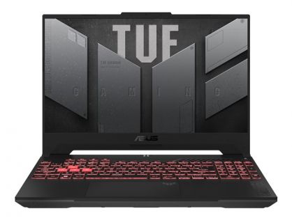 ASUS TUF Gaming A15 FA507NU-LP101W - AMD Ryzen 5 - 7535HS / up to 4.55 GHz - Win 11 Home - GF RTX 4050 - 16 GB RAM - 512 GB SSD NVMe - 15.6" 1920 x 1080 (Full HD) @ 144 Hz - Gigabit Ethernet - Wi-Fi 6, Bluetooth - mecha grey