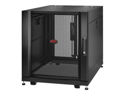 APC NetShelter SX - Rack cabinet - black - 12U - 19" - for P/N: SURT48RMXLBP