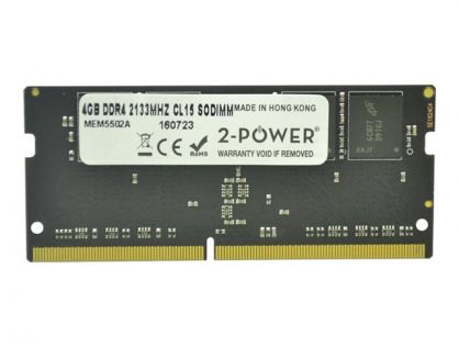 2-Power - DDR4 - module - 4 GB - SO-DIMM 260-pin - 2133 MHz / PC4-17000 - CL15 - 1.2 V - unbuffered - non-ECC