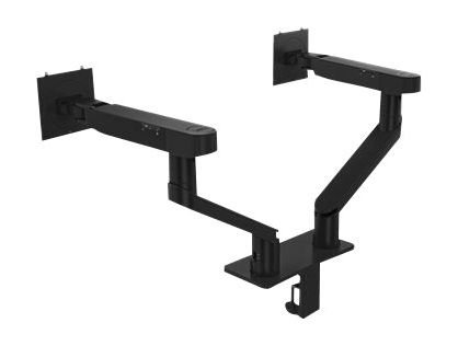 Dell Dual Monitor Arm - MDA20 - Mounting kit - adjustable arm - for 2 LCD displays - black - screen size: 19"-27" - mounting interface: 100 x 100 mm - desk-mountable