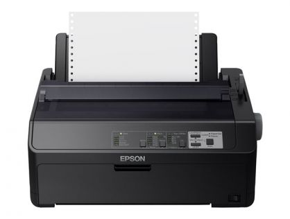 Epson FX 890II - Printer - B/W - dot-matrix - Roll (21.6 cm), JIS B4, 254 mm (width) - 240 x 144 dpi - 9 pin - up to 738 char/sec - parallel, USB 2.0