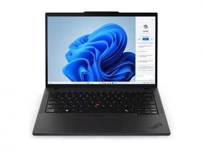 Lenovo ThinkPad T14 Gen 5 21ML - 180-degree hinge design - Intel Core Ultra 7 - 155U / up to 4.8 GHz - Win 11 Pro - Intel Graphics - 16 GB RAM - 512 GB SSD TCG Opal Encryption 2, NVMe - 14" IPS 1920 x 1200 - Gigabit Ethernet - Wi-Fi 6E, Bluetooth - black 