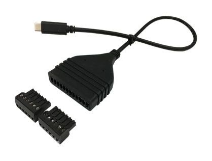 BrightSign USB C to GPIO 12-pin Cable Kit - GPIO cable - 24 pin USB-C