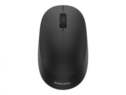 Philips SPK7407B - 4000 Series - mouse - ergonomic - right and left-handed - optical - 4 buttons - wireless - 2.4 GHz, Bluetooth 3.0, Bluetooth 5.0 - USB wireless receiver