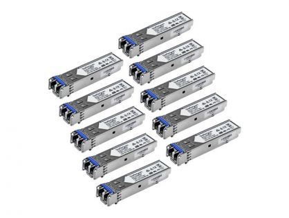 StarTech.com Cisco GLC-LH-SMD Compatible SFP Module, 1000BASE-LX/LH, 1GbE Single Mode (SMF) Fiber SMF Optic Transceiver, 1GE Gigabit Ethernet, LC Connector, 10km 1310nm, Firepower, ASR920 - Lifetime Warranty (GLCLHSMD10ST) - SFP (mini-GBIC) transceiver mo