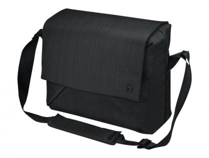 DICOTA Code Messenger Laptop/MacBook Bag 13" Black. Designed to fit Apple Macbooks but other notebooks will fit. Padded notebook compartment with HDF (High Density Foam). Adjustable shoulder strap with removable shoulder pad and comes with a hidden rain c