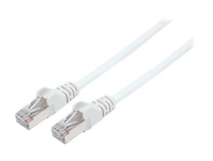 Intellinet Network Patch Cable, Cat6, 20m, White, Copper, S/FTP, LSOH / LSZH, PVC, RJ45, Gold Plated Contacts, Snagless, Booted, Lifetime Warranty, Polybag - patch cable - 20 m - white