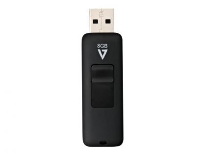 8GB FLASH DRIVE USB 2.0 BLACK 10MB/S READ 3MB/S WRITE