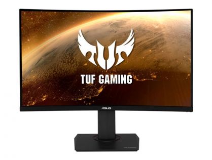 ASUS TUF Gaming VG32VQR - LED monitor - gaming - curved - 31.5" - 2560 x 1440 WQHD @ 165 Hz - VA - 400 cd/m² - 3000:1 - DisplayHDR 400 - 1 ms - 2xHDMI, DisplayPort - speakers