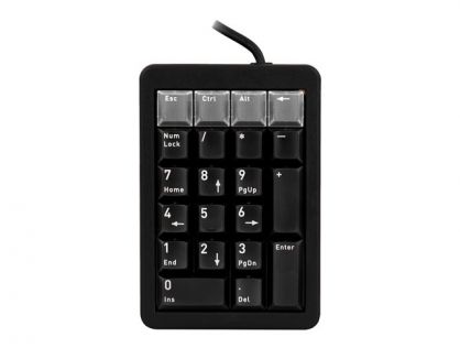 NUM KEYPAD 21 KEYS BLACK USB.