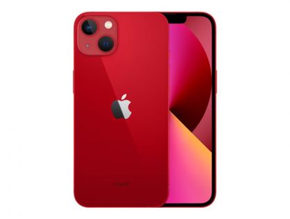 Apple iPhone 13 - (PRODUCT) RED - 5G smartphone - dual-SIM / Internal Memory 128 GB - OLED display - 6.1" - 2532 x 1170 pixels - 2x rear cameras 12 MP, 12 MP - front camera 12 MP - red