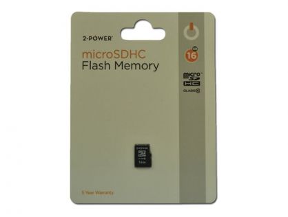2-Power - flash memory card - 16 GB - microSDHC