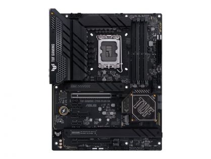 ASUS TUF GAMING Z790-PLUS D4 - Motherboard - ATX - LGA1700 Socket - Z790 Chipset - USB 3.2 Gen 1, USB 3.2 Gen 2, USB-C 3.2 Gen2, USB-C 3.2 Gen 2x2 - 2.5 Gigabit LAN, Wi-Fi 6, Bluetooth - onboard graphics (CPU required) - HD Audio (8-channel)