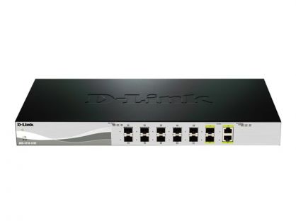 D-Link Web Smart DXS-1210-12SC - Switch - Managed - 10 x 10 Gigabit SFP+ + 2 x combo 10 Gigabit SFP+ - desktop, rack-mountable