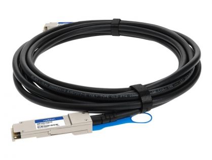 AddOn 1m Cisco Compatible QSFP+ DAC - Direct attach cable - QSFP+ to QSFP+ - 1 m - twinaxial - for Cisco Nexus 93108TC-EX, 93180YC-FX, 9336C-FX2, 9372PX-E