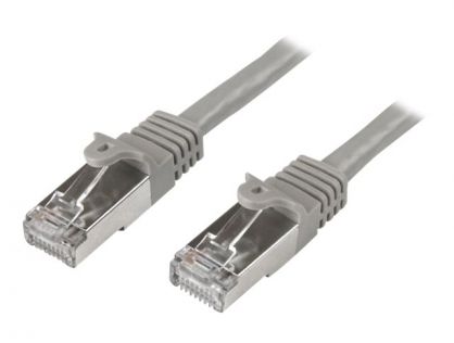 StarTech.com 50cm CAT6 Ethernet Cable, 10 Gigabit Shielded Snagless RJ45 100W PoE Patch Cord, CAT 6 10GbE SFTP Network Cable w/Strain Relief, Grey, Fluke Tested/Wiring is UL Certified/TIA - Category 6 - 26AWG (N6SPAT50CMGR) - Patch cable - RJ-45 (M) to RJ