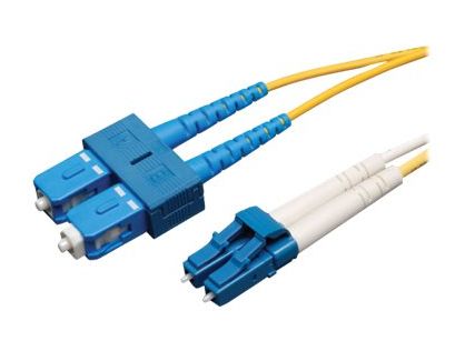 Eaton Tripp Lite Series Duplex Singlemode 9/125 Fiber Patch Cable (LC/SC), 10M (33 ft.) - patch cable - 10 m - yellow