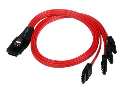 StarTech.com 50cm SFF-8087 to 4x SATA - Internal Mini SAS to SATA Reverse Cable - internal Mini SAS to SATA (SAS8087S4R50) - SATA / SAS cable - 50 cm