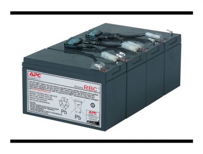 APC Replacement Battery Cartridge #8 - UPS battery - Lead Acid - black - for P/N: SU1400RM, SU1400RMBX120, SU1400RMI, SU1400RMX106, SU1400RMX176, SU1400RMX93