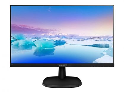 273V7QJAB/00 LED monitor - 27" - 1920 x 1080 Full HD (1080p) - IPS - 1000:1 - 5 ms - HDMI, VGA, DisplayPort - speakers - black, textured black