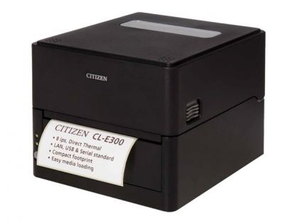 CL-E300 PRINTER LAN USB SERIAL BLACK EN PWR 203DPI DT 5IN