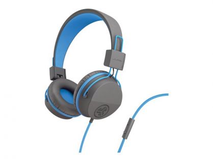 Jbuddies Studio Over Ear Folding Kids Headphones Blue/Grey