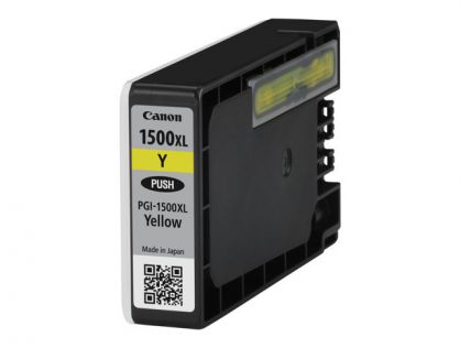 Canon PGI-1500XL Y - 9195B001 - 1 x Yellow - High Yield - Ink tank - For MAXIFY MB2050,MB2350