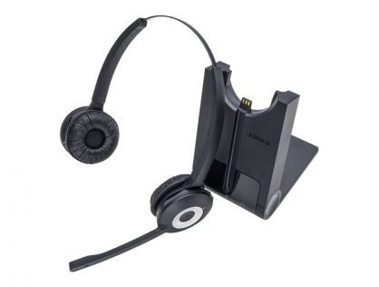 Jabra PRO 920 Duo - Headset - on-ear - convertible - DECT - wireless