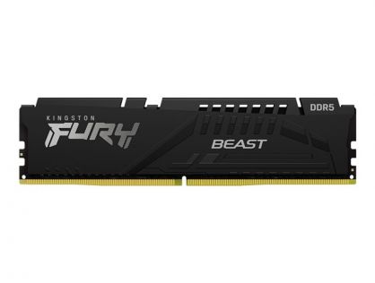 Kingston FURY Beast - DDR5 - module - 8 GB - DIMM 288-pin - 3000 MHz / PC5-48000 - CL36 - 1.35 V - unbuffered - on-die ECC - black