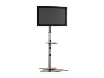 Chief Large Flat Panel Floor Stand Display Mount - For Displays 42-86" - Black stand - telescopic - for flat panel - black