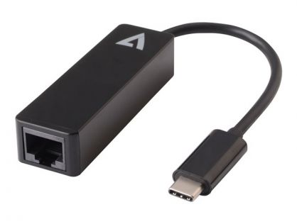 USB-C TO ETHERNET ADAPTER BLACK USB-C MALE TO RJ45 FEMALE ADPTR