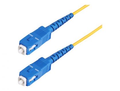 StarTech.com 100m (328ft) SC to SC (UPC) OS2 Single Mode Simplex Fiber Optic Cable, 9/125µm, 40G/100G, Bend Insensitive, Low Insertion Loss, LSZH Fiber Patch Cord - patch cable - 100 m - yellow