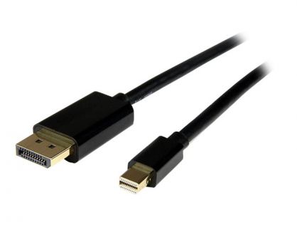 StarTech.com 4m Mini DisplayPort to DisplayPort Adapter Cable - M/M - 4m Mini DisplayPort to DisplayPort - Mini DP to DP Cable (MDP2DPMM4M) - DisplayPort cable - Mini DisplayPort (M) to DisplayPort (M) - 4 m - black - for P/N: CDP2MDP, CDP2MDPEC, CDP2MDPF
