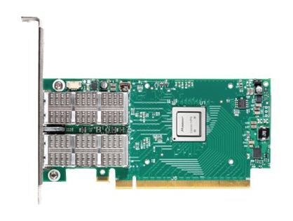 NVIDIA ConnectX-4 EN MCX414A-GCAT - Network adapter - PCIe 3.0 x8 low profile - 50 Gigabit QSFP x 2